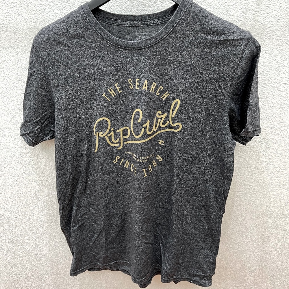 Rip Curl Grey Graphic T-Shirt Men’s Size Large